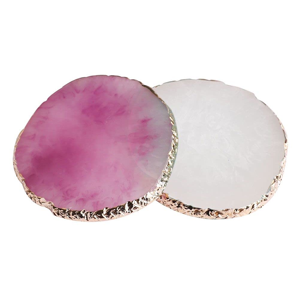 Pengxiaomei Resin Nail Art Palette Set in blue and white, front view
