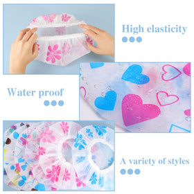 Pengxiaomei shower cap folded and placed in a travel bag
