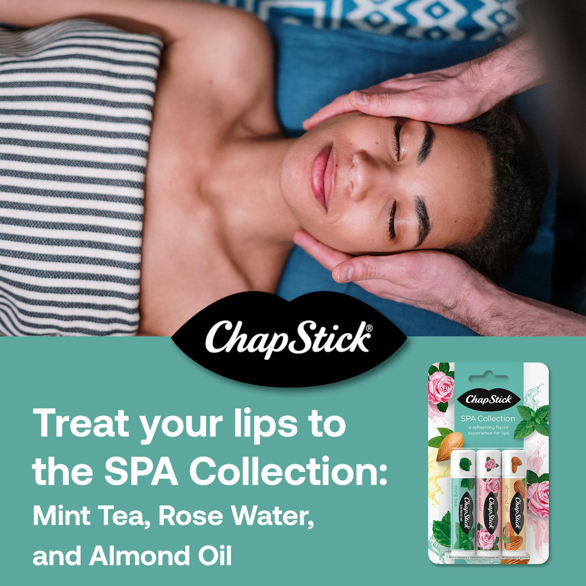 Peppermint ChapStick lip balm tube from the pack
