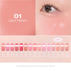 Peripera Syrupy Tok Cheek Liquid Blush 01 Light Peach packaging
