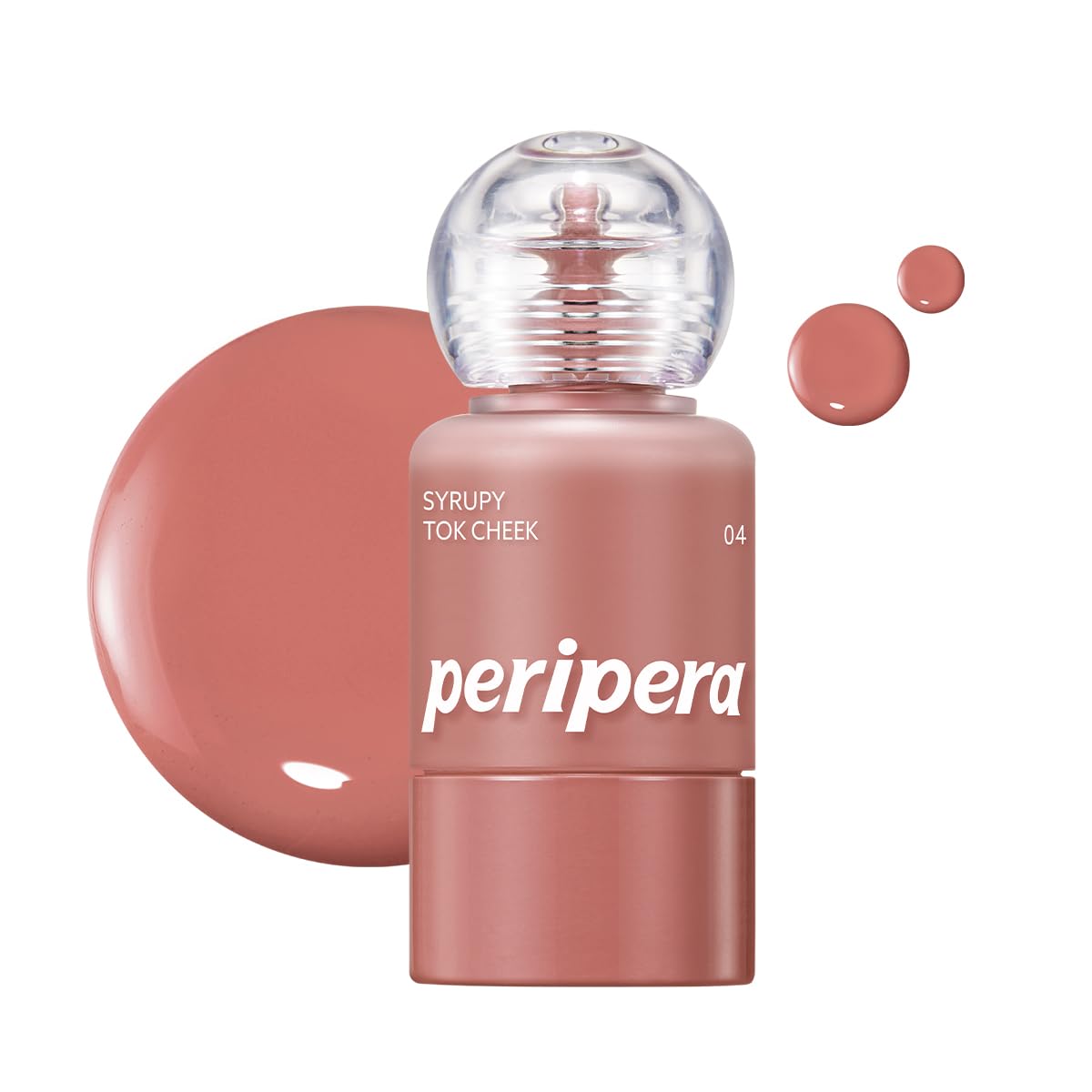 Peripera Syrupy Tok Cheek Liquid Blush 04 Sunshine Fig front view