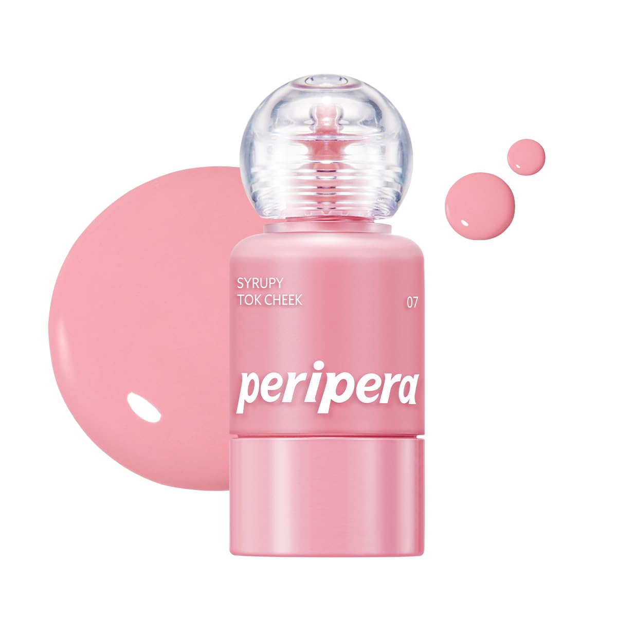 Peripera Syrupy Tok Cheek Liquid Blush 07 Airy Pink front view