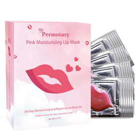 Permotary Collagen Lip Mask Gel Pads front view in packaging