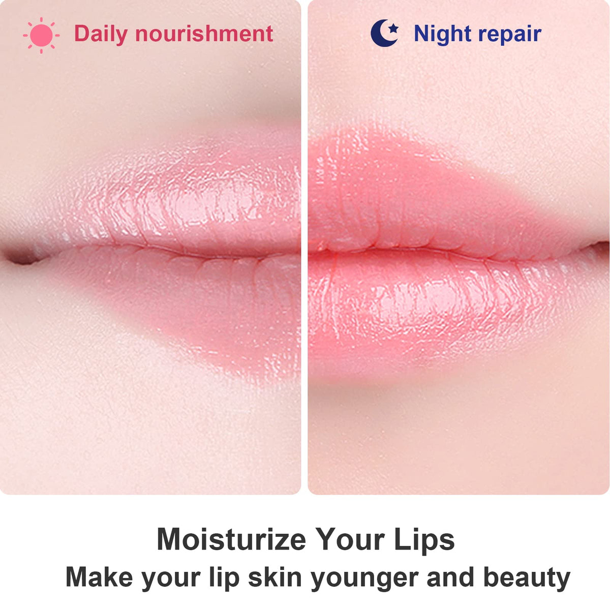 Permotary Collagen Lip Mask Gel Pads in individual pouches
