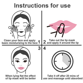 Permotary Collagen Lip Mask ingredients list on packaging
