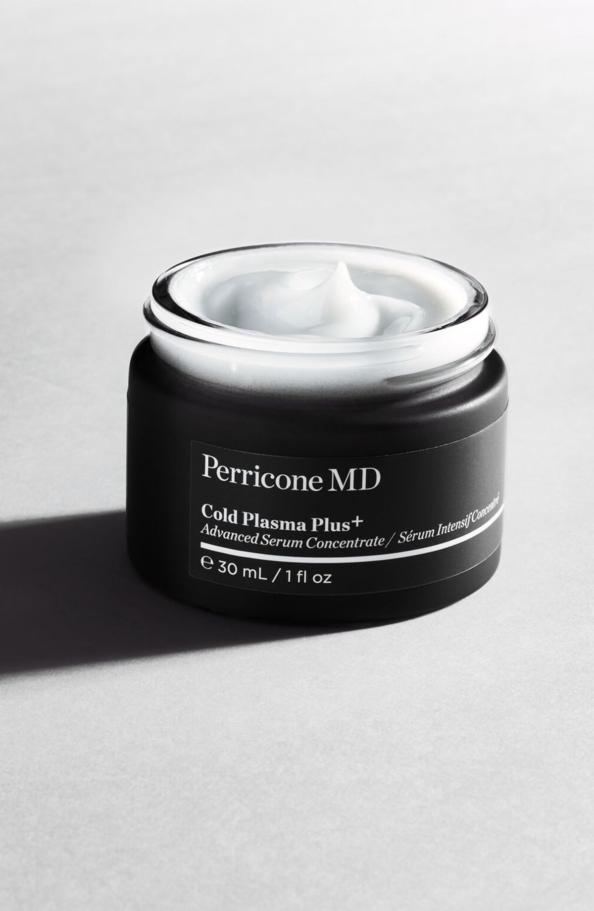 Perricone MD Cold Plasma Plus+ Advanced Serum Concentrate application on skin