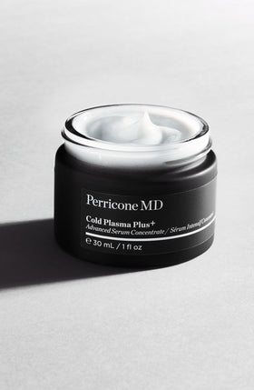Perricone MD Cold Plasma Plus+ Advanced Serum Concentrate application on skin