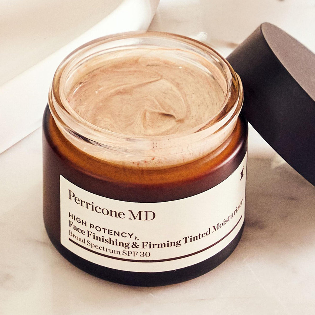 Perricone MD Tinted Moisturizer SPF 30 with natural background