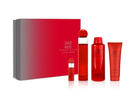 Perry Ellis 360 Red Gift Set including EDT Spray and Body Spray