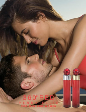Perry Ellis 360 Red Shower Gel 3oz tube side view