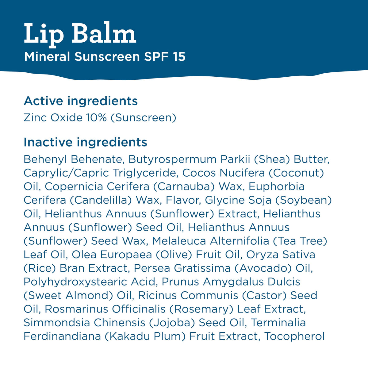 Person applying BLUE LIZARD lip balm outdoors
