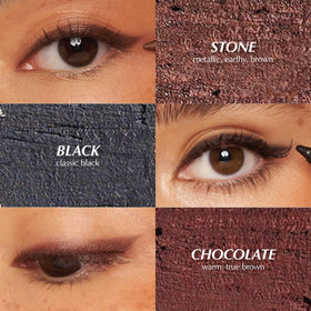 PERSONA 24HR Plum Waterproof Eyeliner Pencil in beauty setting
