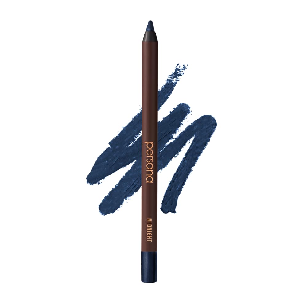PERSONA 24HR Waterproof Eyeliner Pencil in Midnight, front view