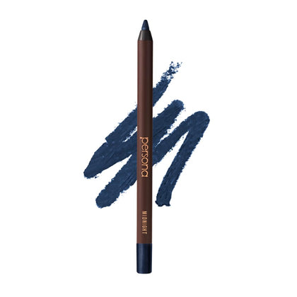 PERSONA 24HR Waterproof Eyeliner Pencil in Midnight, front view