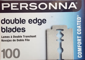 Personna Double Edge Razor Blades box front view with 100 blades