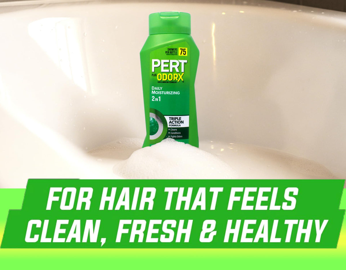 Pert Classic Clean 2 In 1 Shampoo & Conditioner pack of 4 display