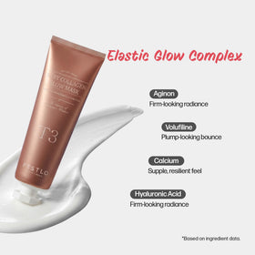 PESTLO Baby Collagen Glow Mask on a vanity