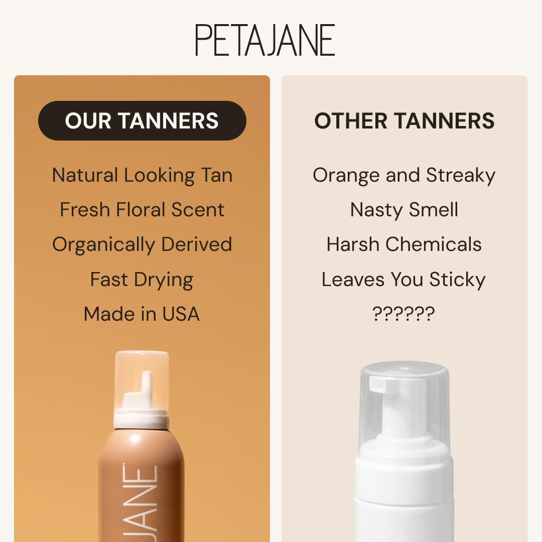 Peta Jane Dark Tanning Mousse 14 Fl Oz foam texture