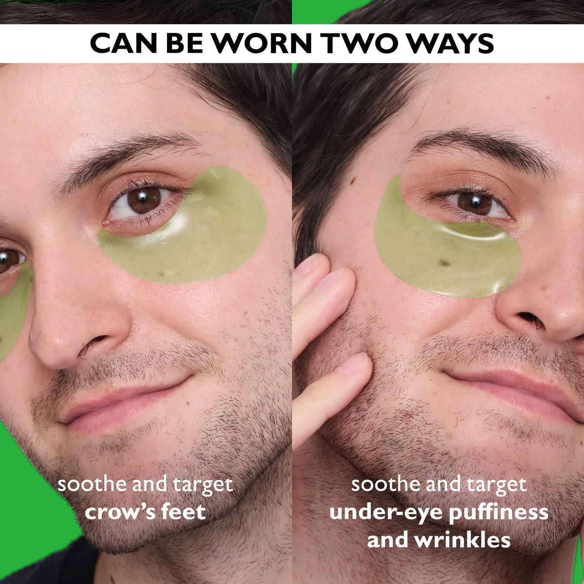 Peter Thomas Roth Cucumber De-Tox Hydra-Gel Eye Patches in use