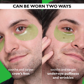 Peter Thomas Roth Cucumber De-Tox Hydra-Gel Eye Patches in use