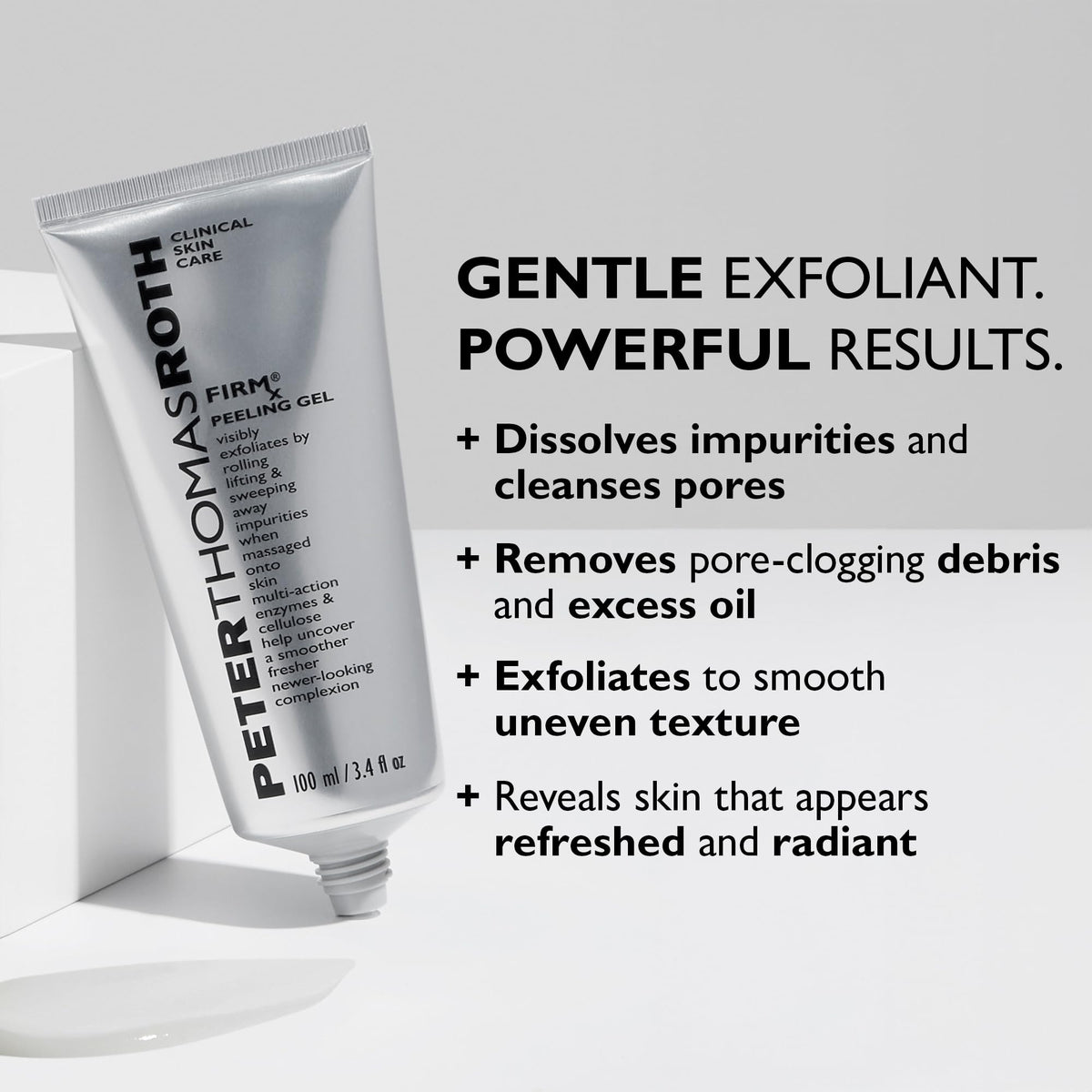 Peter Thomas Roth FIRMx® Peeling Gel application on skin