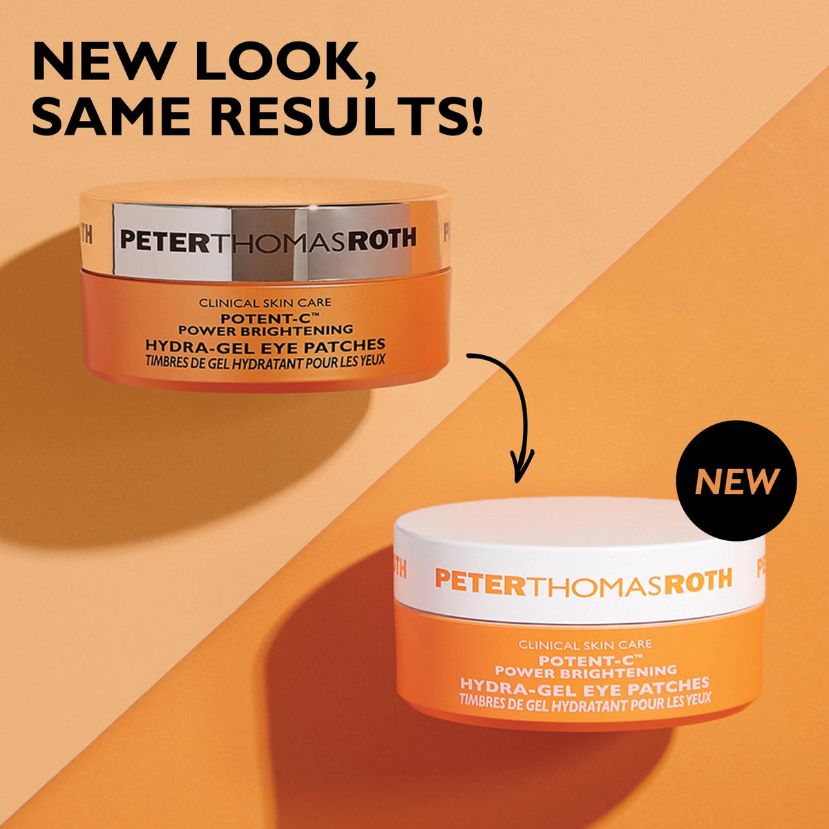 Peter Thomas Roth Potent-C™ Eye Patches on a vanity