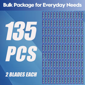 Phafaloop Twin Blade Disposable Razors with protective cap