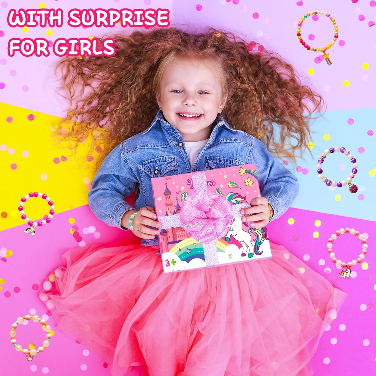 Phaorui Unicorn Bath Bombs in a gift box for girls