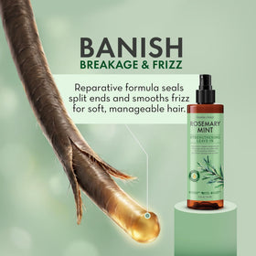 PHARM TO TABLE Leave In Conditioner Spray showing application on hair