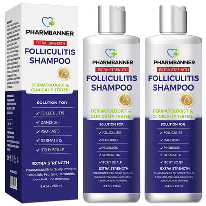 PHARMBANNER Anti-Fungal Shampoo 2 Pack front view