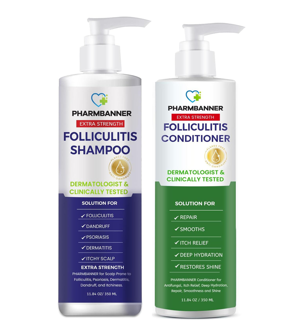 PHARMBANNER Anti-Fungal Shampoo front view with tea tree oil