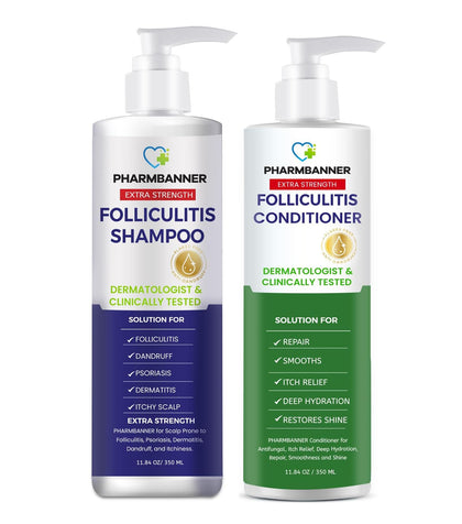 PHARMBANNER Anti-Fungal Shampoo front view with tea tree oil