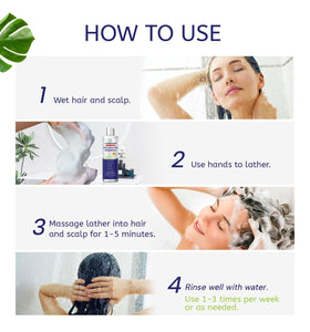 PHARMBANNER Anti-Fungal Shampoo in bathroom setting