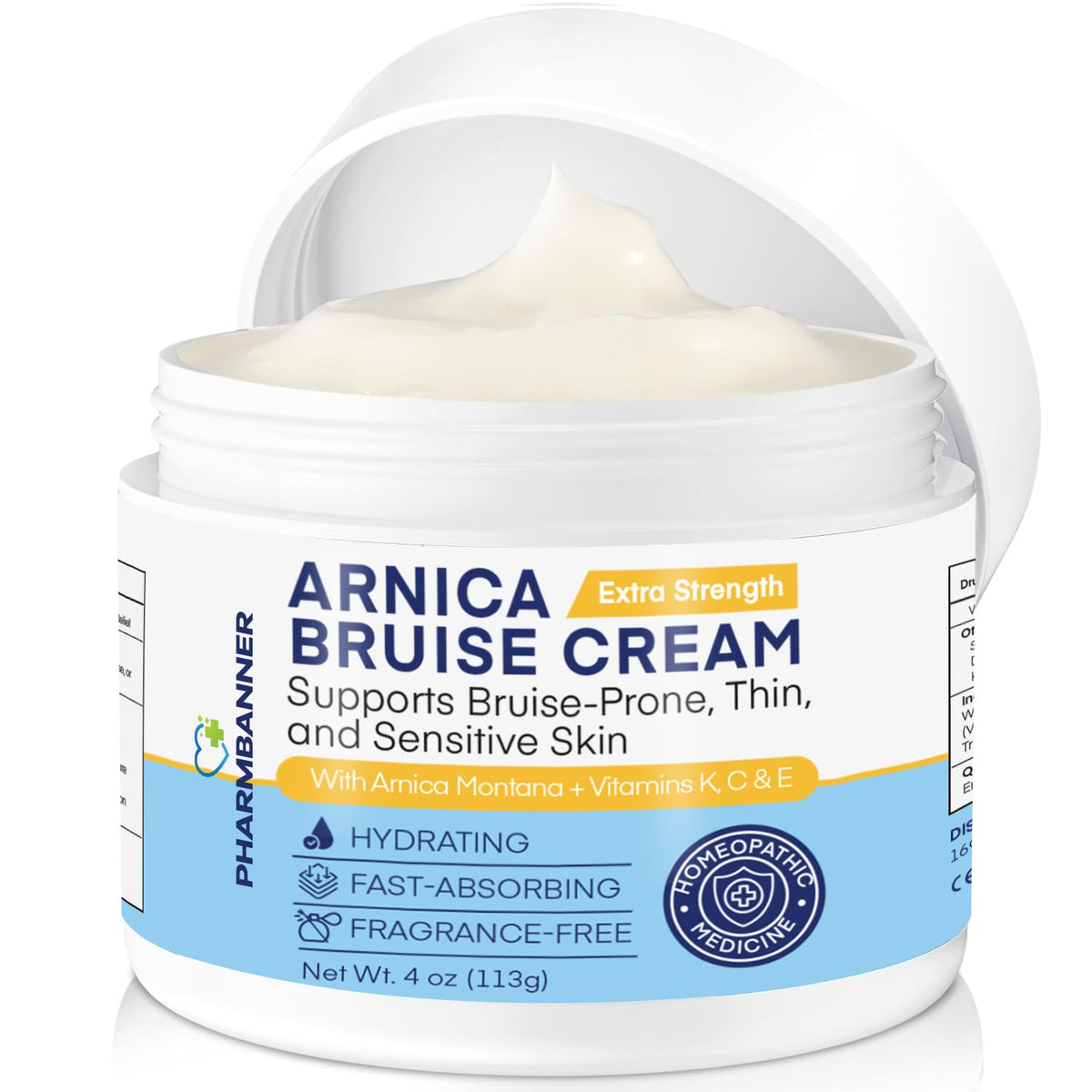 PHARMBANNER Arnica Bruise Cream Extra Strength 4 oz front view