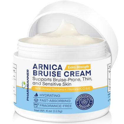 PHARMBANNER Arnica Bruise Cream Extra Strength 4 oz front view
