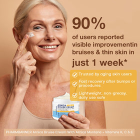PHARMBANNER Arnica Bruise Cream packaging with ingredients listed