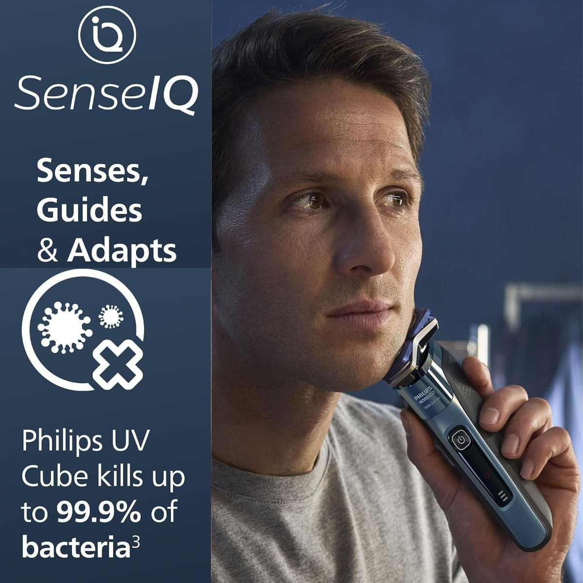 PHILIPS Electric Shaver wet shave demonstration
