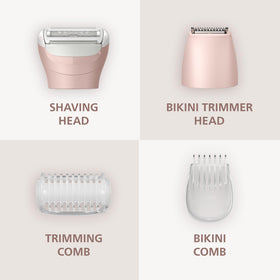 Philips Lady Shaver Series 6000 close-up of shaving foil