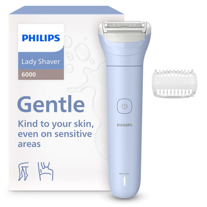 Philips Lady Shaver Series 6000 front view with 3-blade system