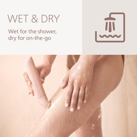Philips Lady Shaver Series 6000 in use during shower