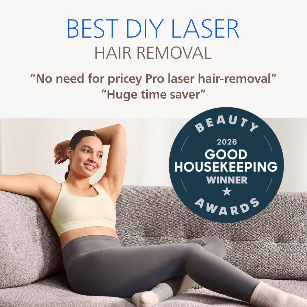 PHILIPS Lumea IPL Hair Removal Device with SenseIQ technology overview