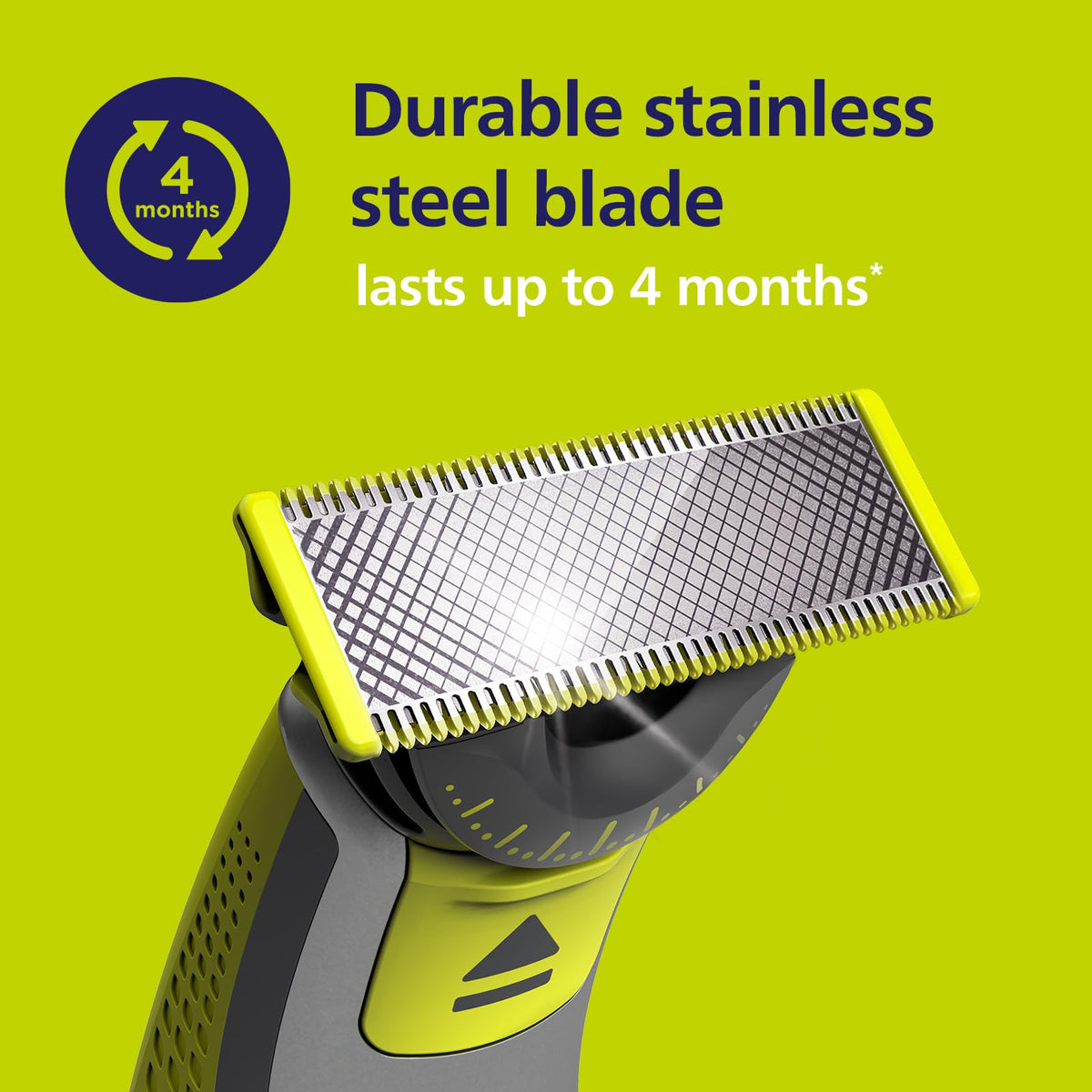 PHILIPS OneBlade blades set on a countertop