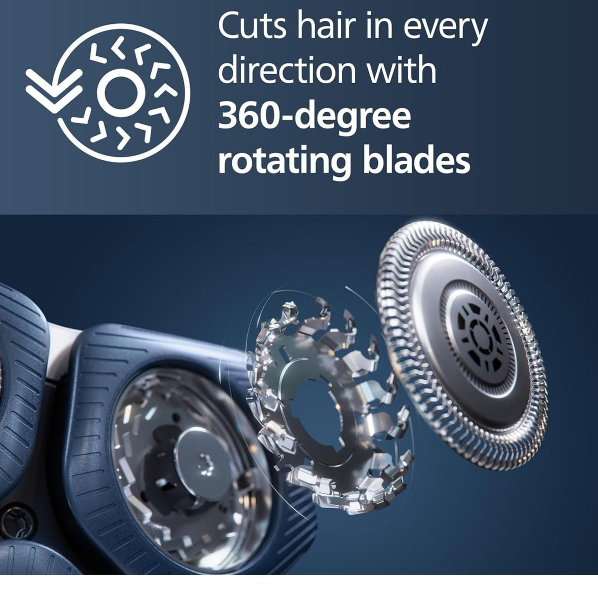 PHILIPS Rechargeable Electric Shaver with power cord
