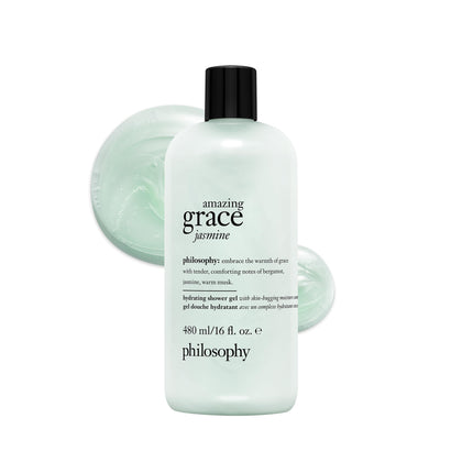 philosophy Amazing Grace Jasmine Shower Gel 16 fl oz front view