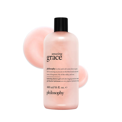 philosophy Amazing Grace Shower Gel 16 fl oz front view