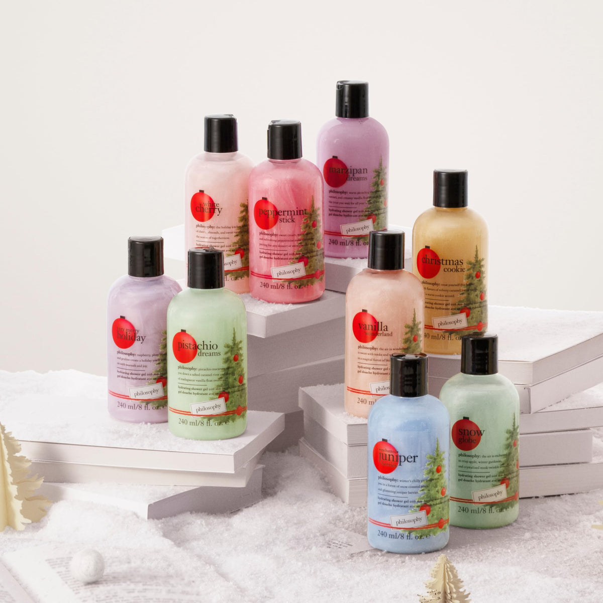 philosophy Enchanted Juniper Berries Shower Gel 16oz lifestyle scene