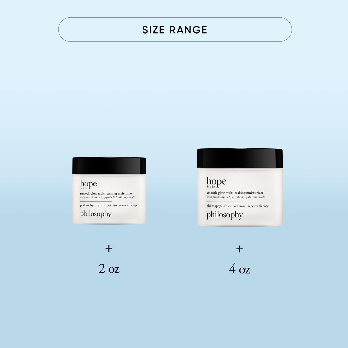 philosophy hope in a jar smooth-glow moisturiser texture close-up