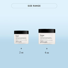 philosophy hope in a jar smooth-glow moisturiser texture close-up