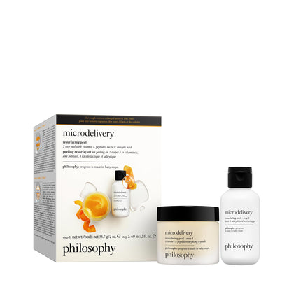 philosophy Microdelivery Vitamin C Peel Kit front view with packaging