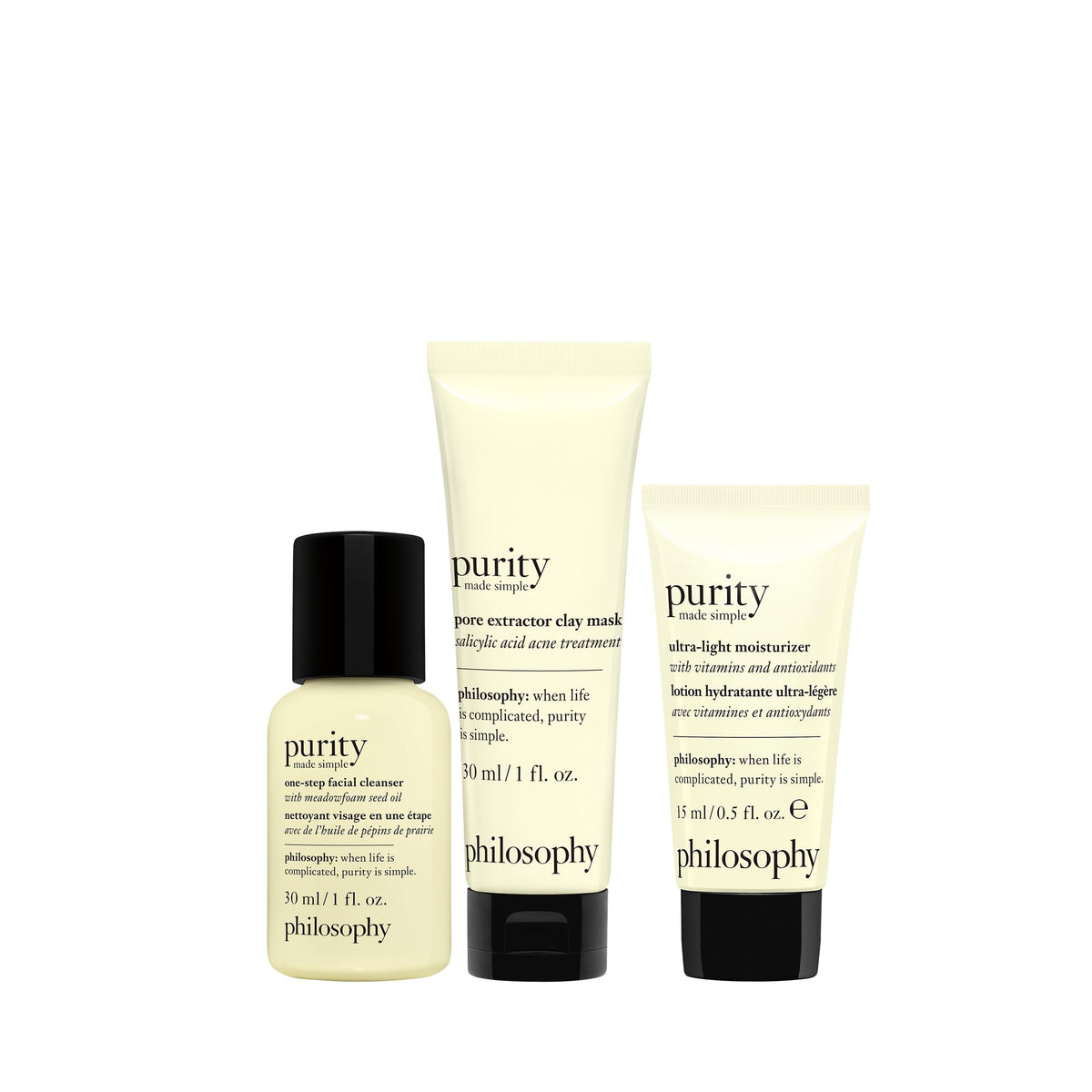 philosophy Purity one-step facial cleanser bottle front view